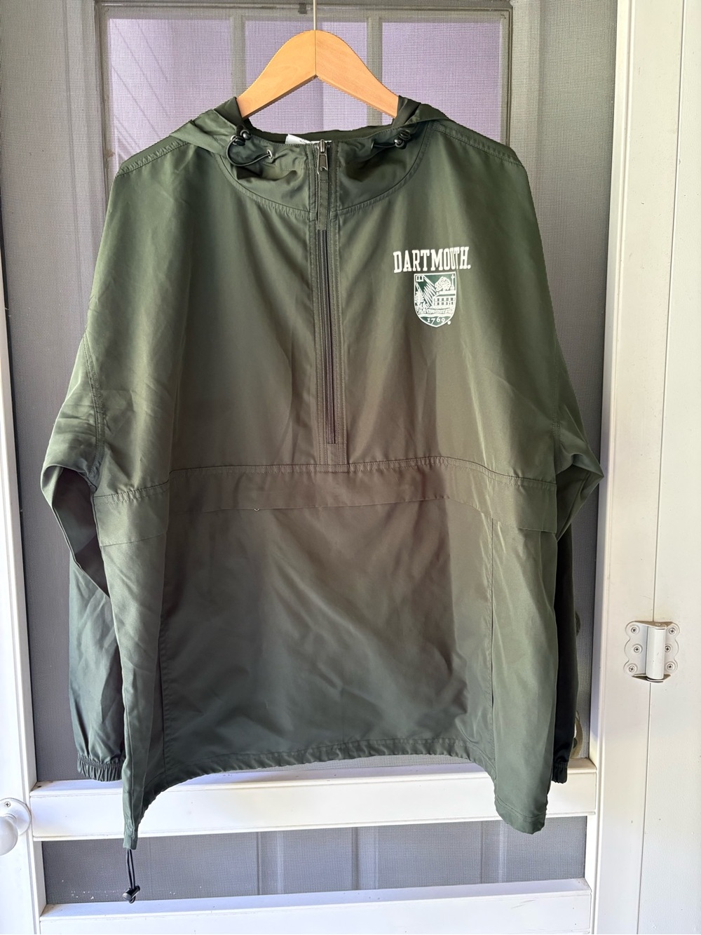 Champion Dartmouth Women’s Dark Green hooded windbreaker Jacket